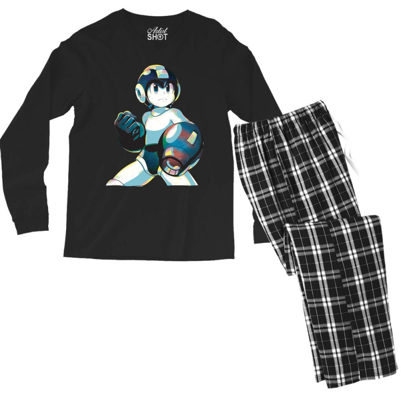 Gift Men Scifi Mega Video Game Man Awesome Movie Fan Men's Long Sleeve Pajama Set by ArtistBrian | Artistshot