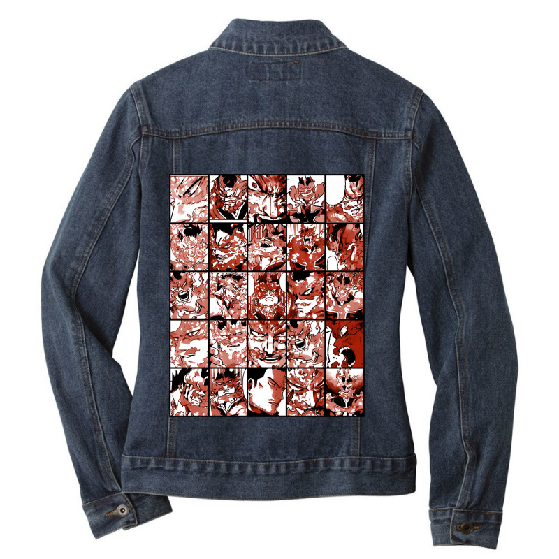 Retro Vintage Black Anime Mens My Favorite Ladies Denim Jacket by HayleeArtists | Artistshot