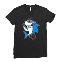 Writer Shark Penning Great Novel Sea Animal Ladies Fitted T-shirt | Artistshot