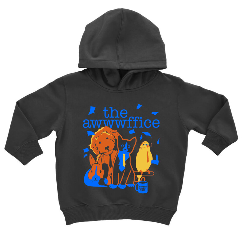 The Awwwffice Toddler Hoodie by Black Label | Artistshot