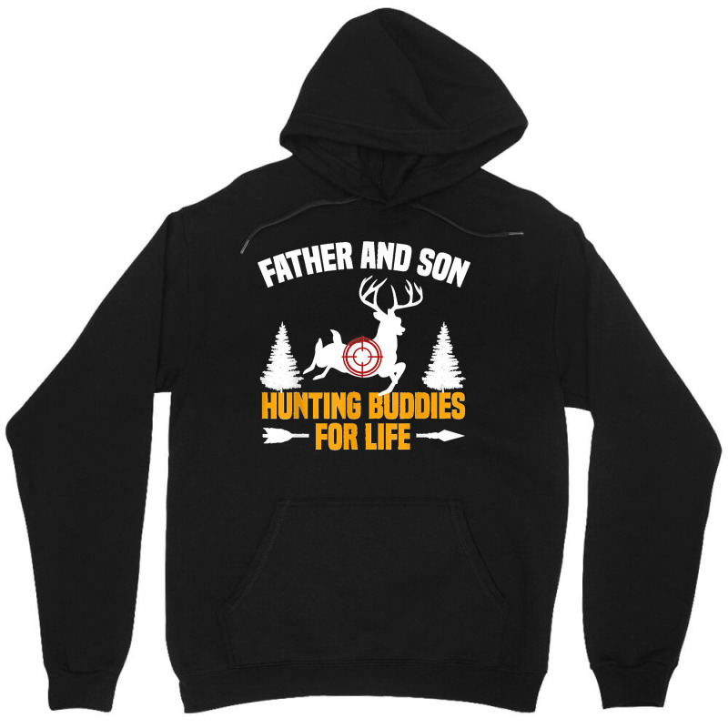 Mens Funny Father And Son Hunting Buddies Hunting Dad And Son Unisex Hoodie | Artistshot