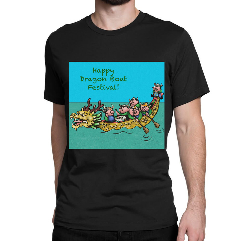 Piggy Small And Friends Dragon Boat Festival Classic Classic T-shirt by cm-arts | Artistshot