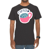 Less Stress More Coffee T  Shirtless Stress More Coff T  Shirt Vintage T-shirt | Artistshot