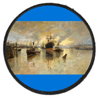 Glasgow Harbour Round Patch | Artistshot