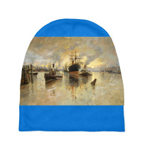 Glasgow Harbour Baby Beanies | Artistshot