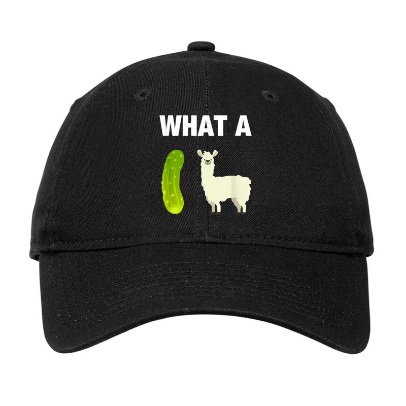 Funny Llama Lover Pun What A Dill Llama (dilemma) Adjustable Cap by RomanMikolyants | Artistshot