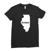 The Illinois Home Ladies Fitted T-shirt | Artistshot