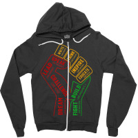 Inspiring Black Leaders Power Fishand Black History Month Video Games  Zipper Hoodie | Artistshot