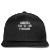 Witness Protection Program Costume Halloween Men Printed Hat | Artistshot