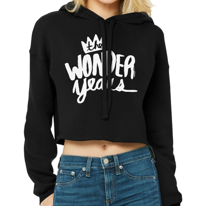 Custom The Wonder Years Cropped Hoodie By Emilee Artistshot