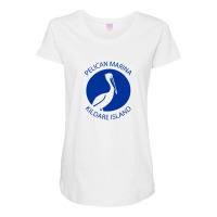 Pelican Marina Kildare Island Maternity Scoop Neck T-shirt | Artistshot