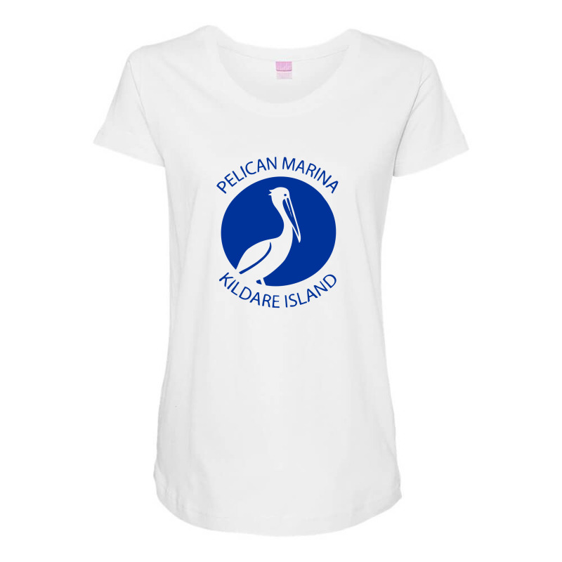 Pelican Marina Kildare Island Maternity Scoop Neck T-shirt by cm-arts | Artistshot