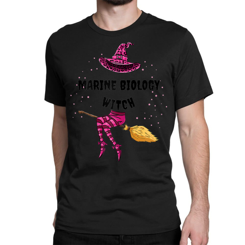 Marine Biology Witch Halloween Marine Biology Classic T-shirt by Tshirts | Artistshot