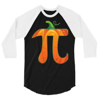 Pumpkin Pi Halloween Costume T  Shirt Funny Pumpkin Pi Halloween Costu 3/4 Sleeve Shirt | Artistshot