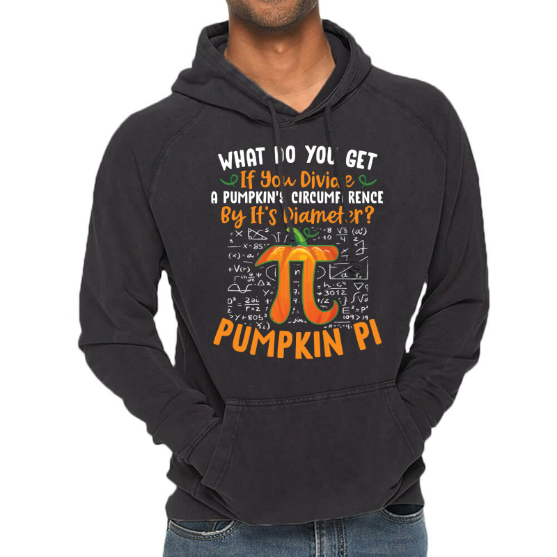 Pumpkin Pi Halloween Costume T  Shirt Funny Pumpkin Pi Halloween Costu Vintage Hoodie | Artistshot