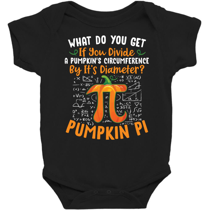 Pumpkin Pi Halloween Costume T  Shirt Funny Pumpkin Pi Halloween Costu Baby Bodysuit | Artistshot