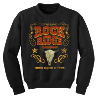 Rock Ridge Saloon, Rock Ridge Saloon Art, Rock Ridge Saloon Vintage, R Youth Sweatshirt | Artistshot