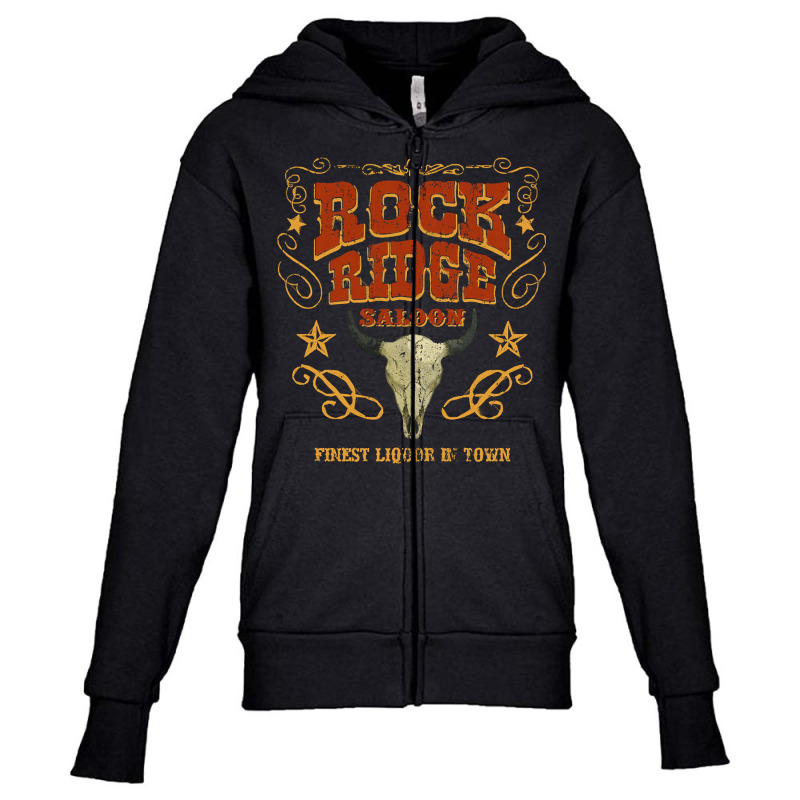 Rock Ridge Saloon, Rock Ridge Saloon Art, Rock Ridge Saloon Vintage, R Youth Zipper Hoodie by SHYUODAA | Artistshot