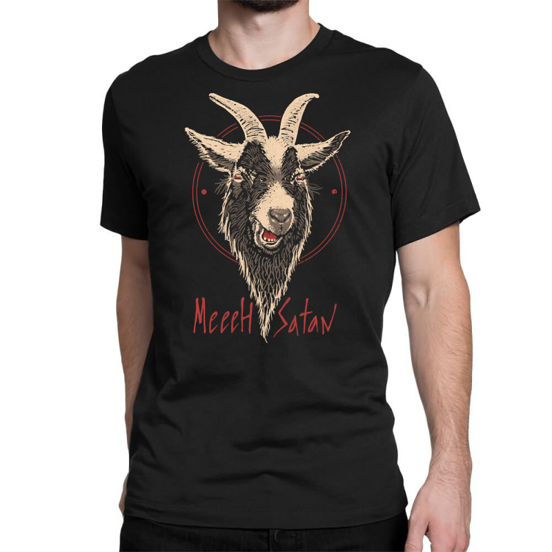 Meeeh Satan, Meeeh Satan Vintage, Meeeh Satan Art, Meeeh Satan Paintin Classic T-shirt by SHOPWINHS | Artistshot