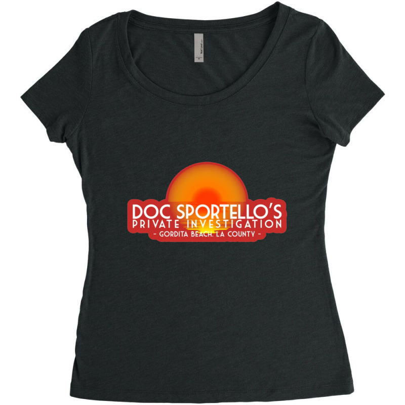 Doc Sportello Private Investigations Women's Triblend Scoop T-shirt by rabyjagongano | Artistshot