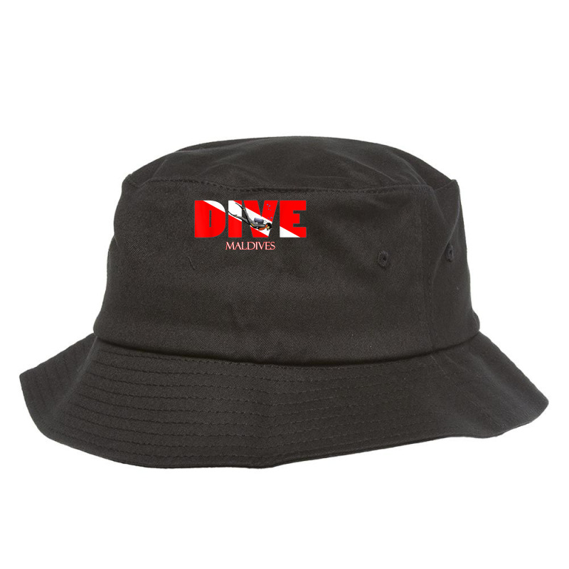 Dive Maldives Scuba Diving Snorkeling Bucket Hat | Artistshot