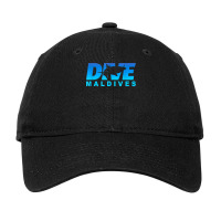 Dive Maldives With Shark, Scuba Diving In The Maldives Adjustable Cap | Artistshot