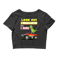 Look Out Kindergarten Here I Come Dinosaurs Back To School Tank Top Crop Top | Artistshot