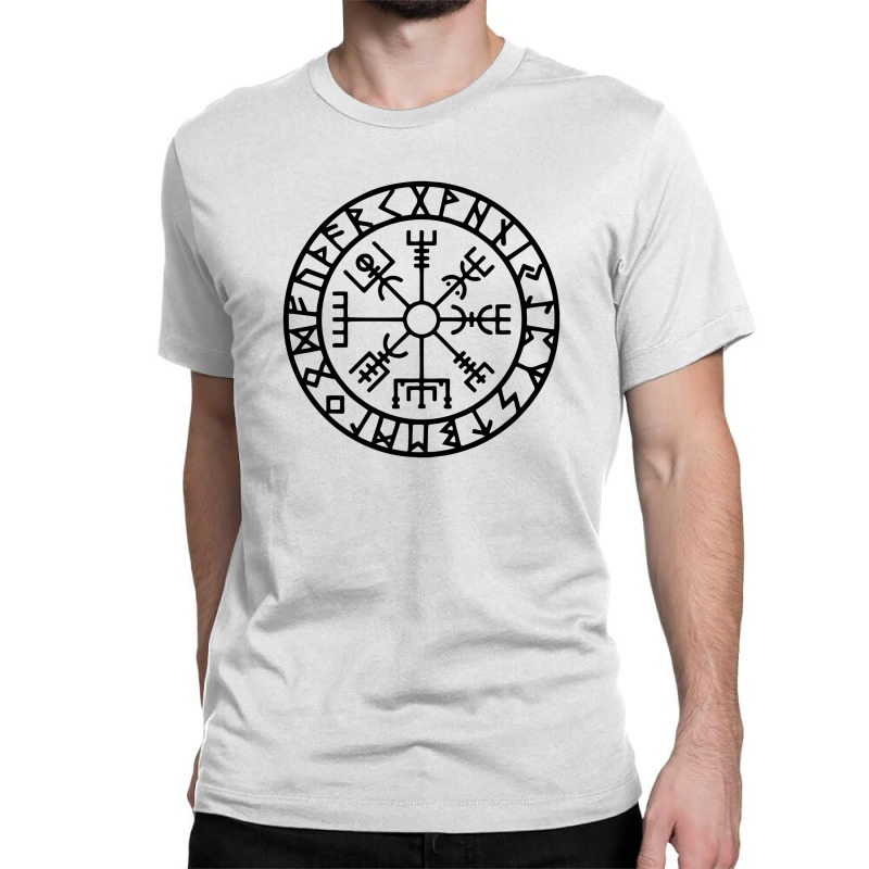 The Vegvisir   Norse Mythology Classic T-shirt by cm-arts | Artistshot