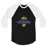 Space Mountain Paris   Theme Park 3/4 Sleeve Shirt | Artistshot