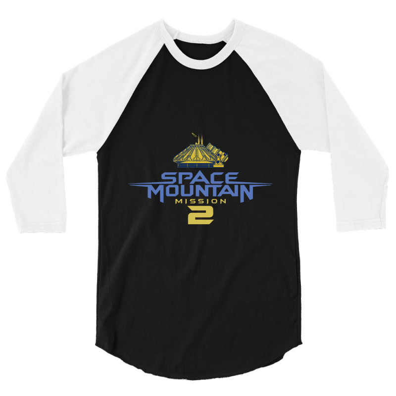 Space Mountain Paris   Theme Park 3/4 Sleeve Shirt by katokabu | Artistshot