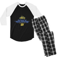 Space Mountain Paris   Theme Park Men's 3/4 Sleeve Pajama Set | Artistshot