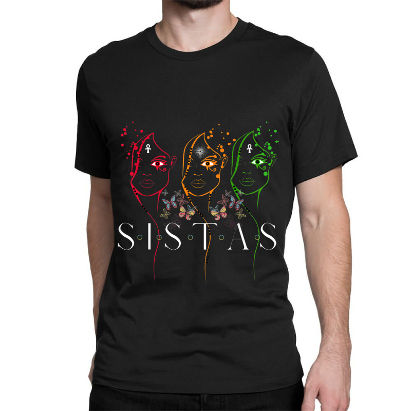 Sistas - Classy Womens Black Pride Colorful Soulful Video Games Charac Classic T-shirt by KhalilDesign | Artistshot