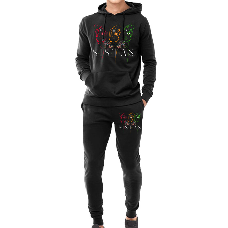 Sistas - Classy Womens Black Pride Colorful Soulful Video Games Charac Hoodie & Jogger set by KhalilDesign | Artistshot