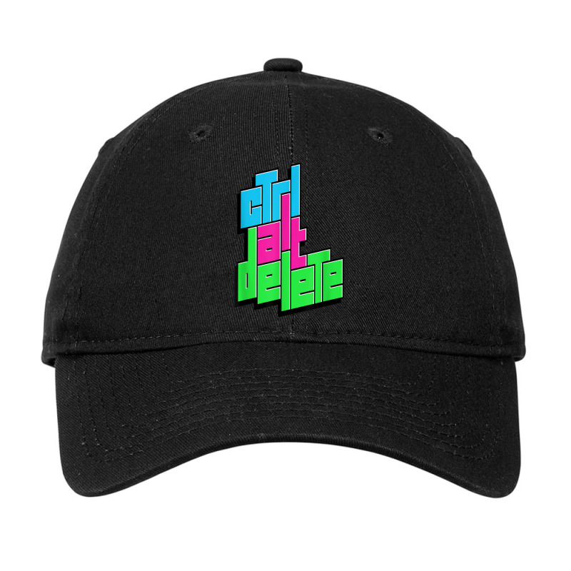 Funny Pc Nerd Ctrl Alt Del Tee - Control Alt Delete Adjustable Cap by RiekertAlennah | Artistshot