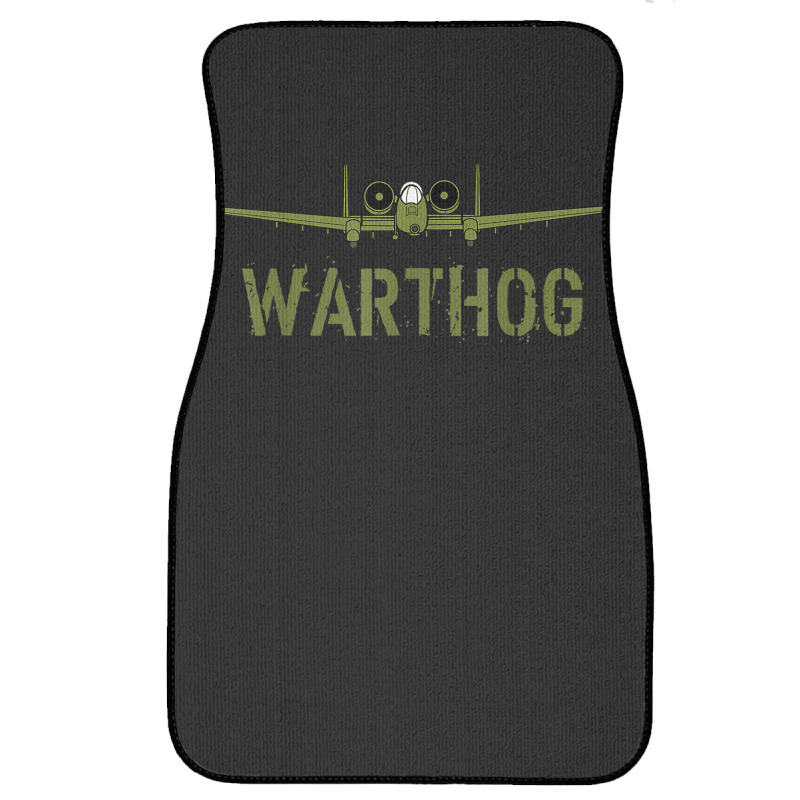 Olive Green A-10 Warthog Art-usa Military Jets Front Car Mat | Artistshot