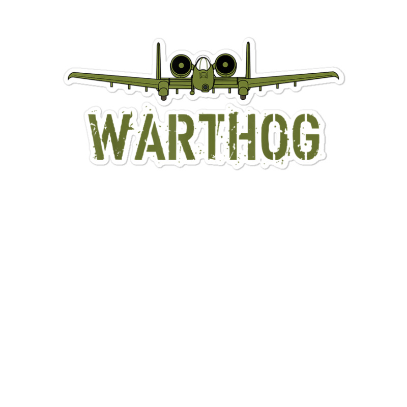 Olive Green A-10 Warthog Art-usa Military Jets Sticker | Artistshot