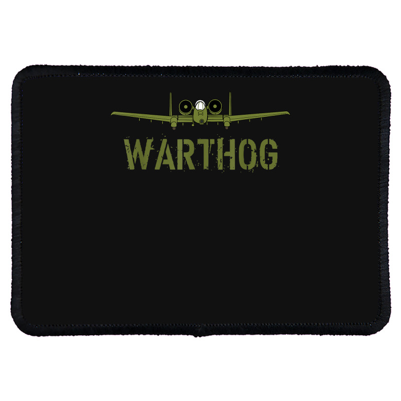 Olive Green A-10 Warthog Art-usa Military Jets Rectangle Patch | Artistshot