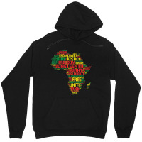 Juneteenth Africa Map Words June 19th 1865 Men Women Kids Video Games  Unisex Hoodie | Artistshot