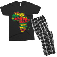 Juneteenth Africa Map Words June 19th 1865 Men Women Kids Video Games  Men's T-shirt Pajama Set | Artistshot