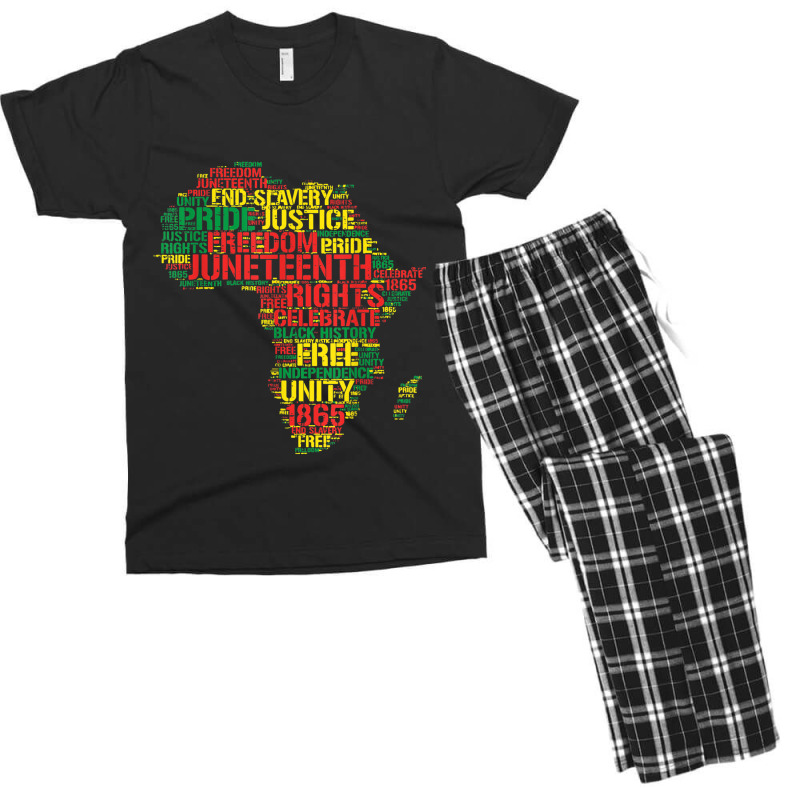 Juneteenth Africa Map Words June 19th 1865 Men Women Kids Video Games  Men's T-shirt Pajama Set by RoyDesign | Artistshot