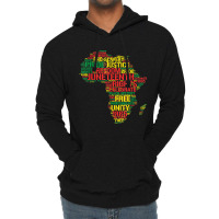 Juneteenth Africa Map Words June 19th 1865 Men Women Kids Video Games  Lightweight Hoodie | Artistshot