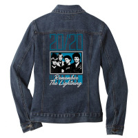 Remember The Lightning, Remember The Lightning Vintage, Remember The L Ladies Denim Jacket | Artistshot