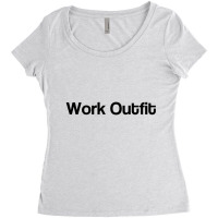 Work Outfit Women's Triblend Scoop T-shirt | Artistshot