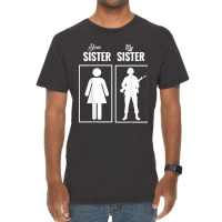 My Sister Is In Army Military Proud Brother Gifts Vintage T-shirt | Artistshot