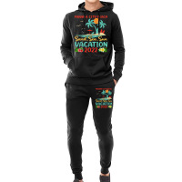 Beach Vacation 2022 Retro Sunset Florida Panama City Beach Hoodie & Jogger Set | Artistshot