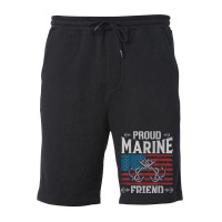 Proud Marine Friend Fleece Short | Artistshot