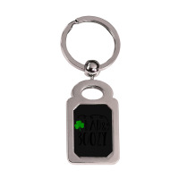 St. Patricks Day Apparel Silver Rectangle Keychain | Artistshot