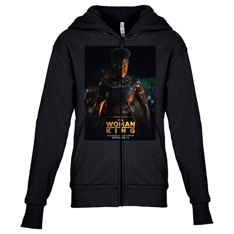 The Woman King Youth Zipper Hoodie by Ha Thu | Artistshot