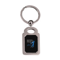 Dystopian Got You Down Try Dissociating Funny Silver Rectangle Keychain | Artistshot