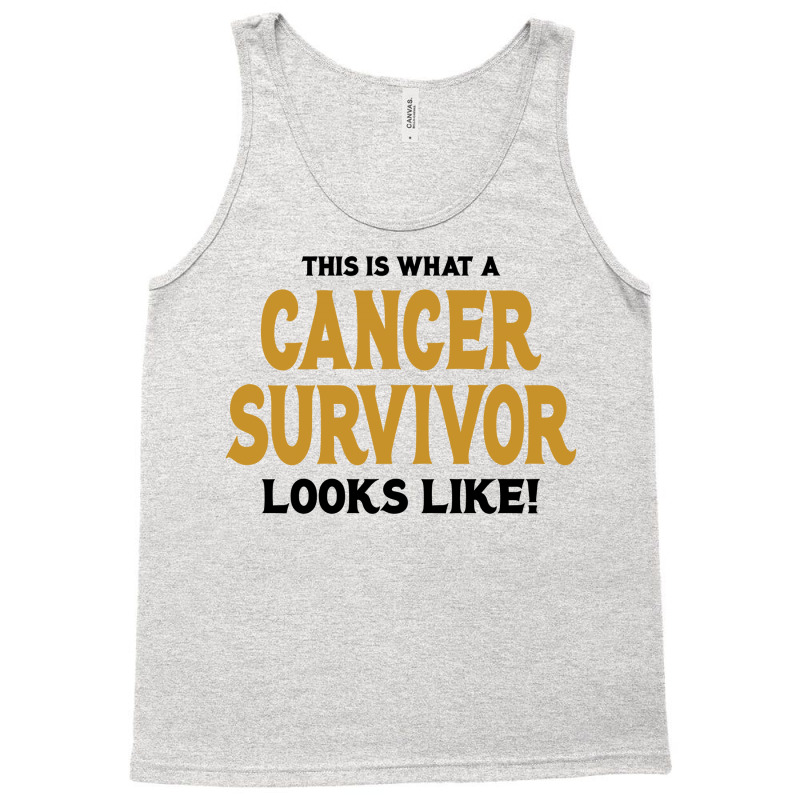 This Is What A Childhood Cancer Survivor Looks Like Tank Top | Artistshot